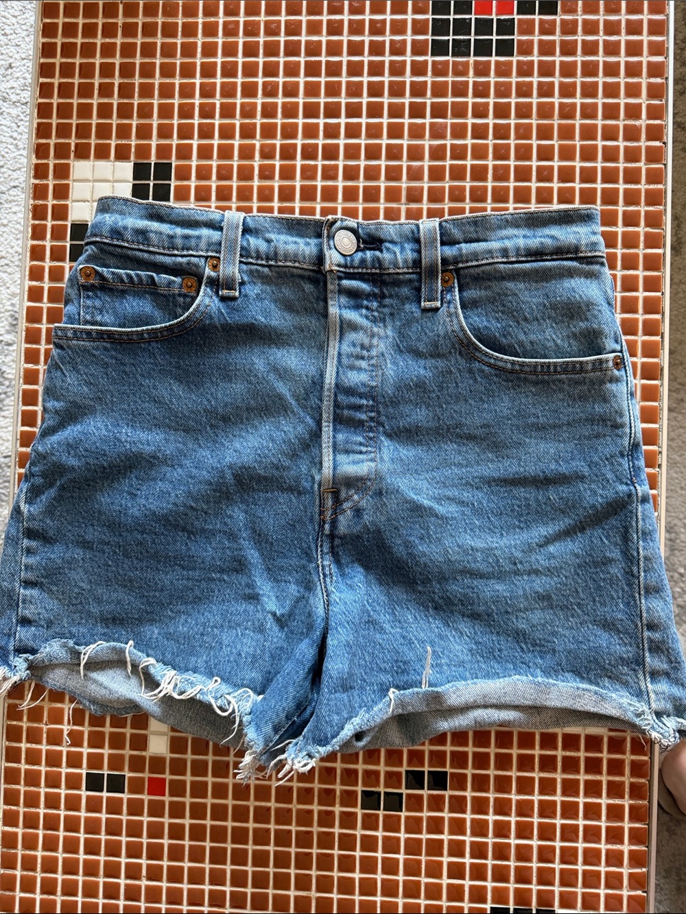 Levi’s High-Rise Denim Shorts